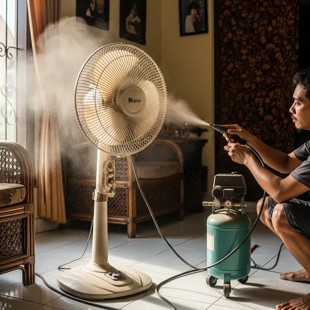 9 Cara Membersihkan Kipas Angin Berdebu Tanpa Membongkar Baling-baling