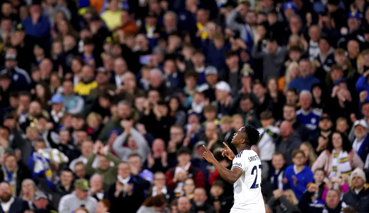 <p>Sementara Leeds United setingkat di atasnya dengan 30 poin. (Mike Egerton/PA via AP)</p>