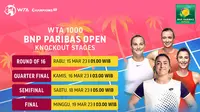 Jadwal Live Streaming WTA 1000 BNP Paribas Open 2023 di Vidio Pekan Ini. (Sumber : dok. vidio.com)