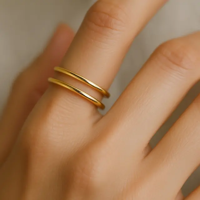 Cincin Emas Minimalis 2025 yang Cocok untuk Sehari-hari (Foto: ChatGPT)