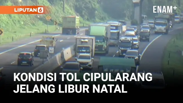 Dua Hari Jelang Natal, Tol Cipularang Mulai Dipadati Kendaraan