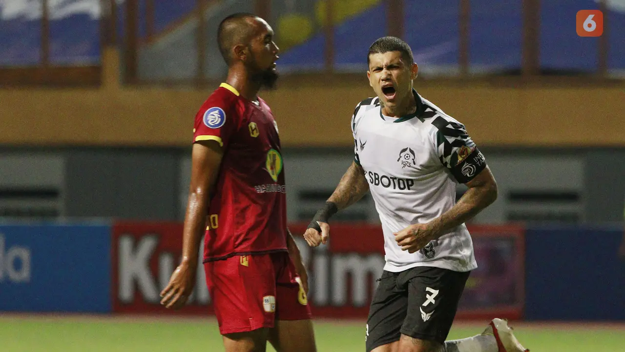 Foto: Persikabo 1973 Petik Kemenangan Pertama usai Menang Telak 3-0 atas Barito Putera dalam BRI Liga 1 2021 / 2022