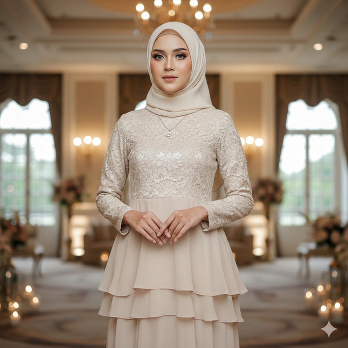 7 Model Gamis Brokat Duyung Terbaru 2026, Cocok untuk Pesta hingga Acara Harian