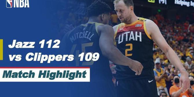 VIDEO: Highlights Laga Seru Semifinal NBA Playoffs Hari Ini, Utah Jazz Vs LA Clippers 112-109