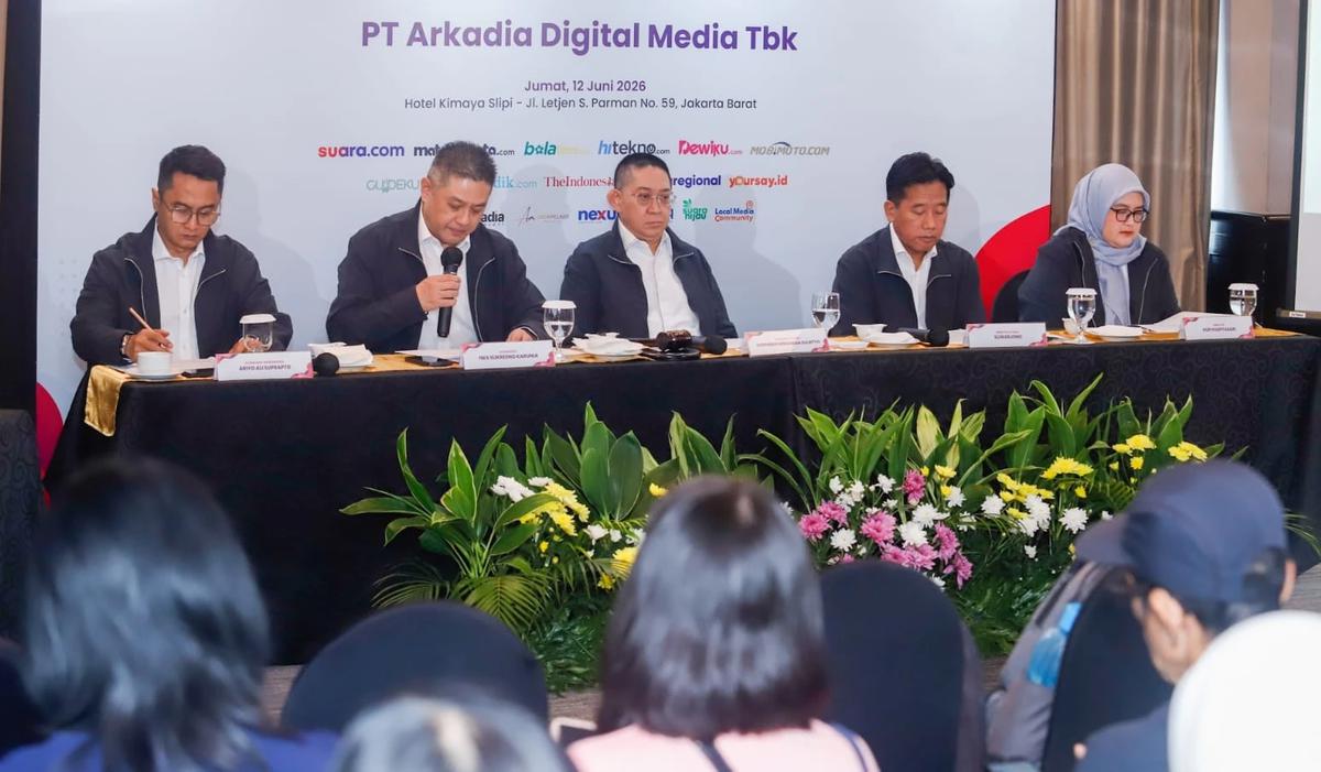 FOTO: Arkadia Digital Media Catat Kenaikan Laba Bersih Sepanjang 2025