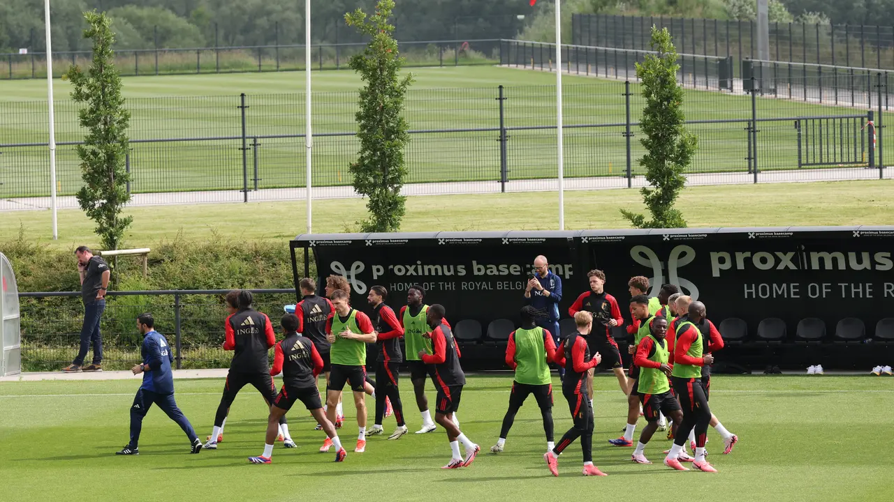 Latihan Timnas Belgia Jelang EurO 2024