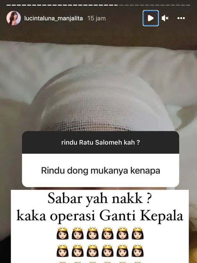Unggahan Lucinta Luna. (Foto: Dok. Instagram @lucintaluna_manjalita)