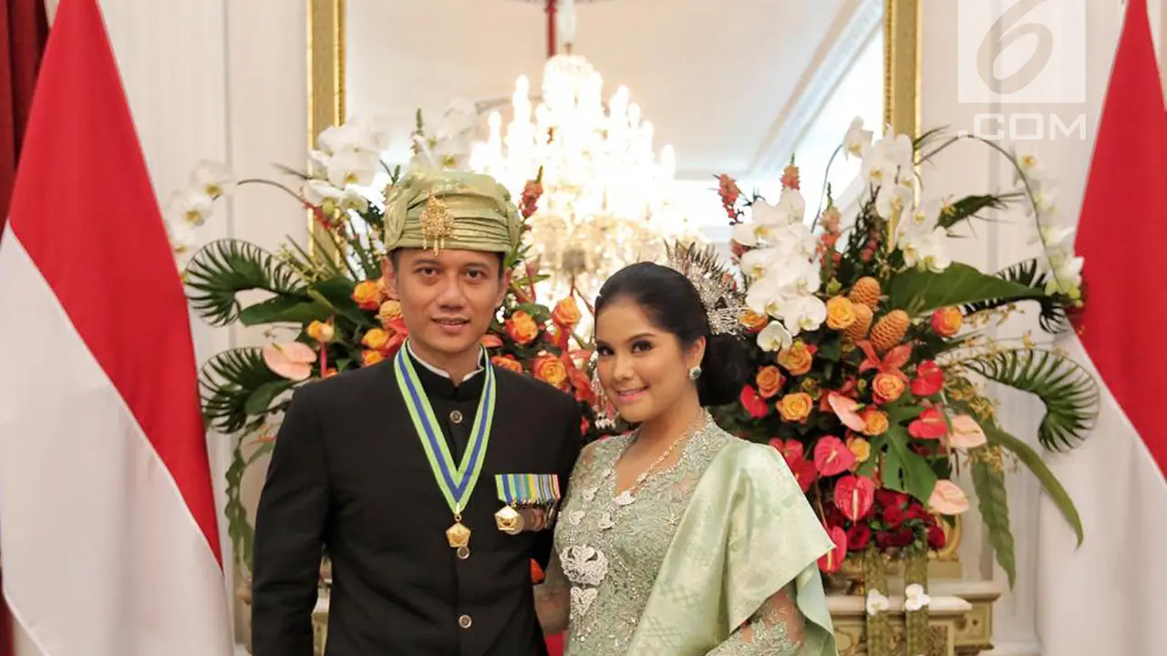 HUT ke-74 RI, AHY dan Annisa Pohan Tampil Serasi Berbaju Adat