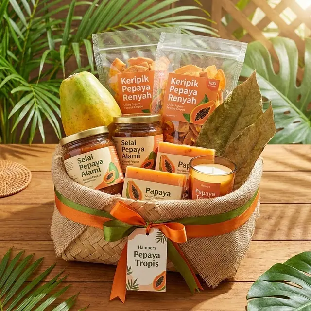 Ilustrasi Paket Hampers Pepaya