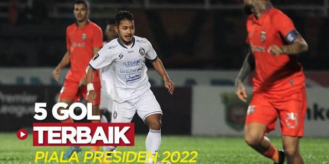 VIDEO: Termasuk Gol Gian Zola, Berikut Ini 5 Gol Terbaik yang Tercipta di Piala Presiden 2022