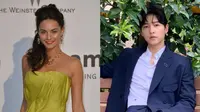 Perjalanan cinta Song Joong Ki dan Katy Louise Saunders yang akan dikaruniai anak kedua. (Dok: IG @hi_songjoongki https://www.instagram.com/p/C5flGFuuQLw/?igsh=a2Eyc3hrZmgyOHl4&nbsp;/ALBERTO PIZZOLI / AFP)