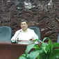 Plt Kepala Biro Humas Kemkominfo Noor Iza saat konferensi pers mengenai penanganan konten LGBT di Kantor Kemkominfo, Jakarta, Senin (29/1/2018). (Liputan6.com/ Agustin Setyo W)