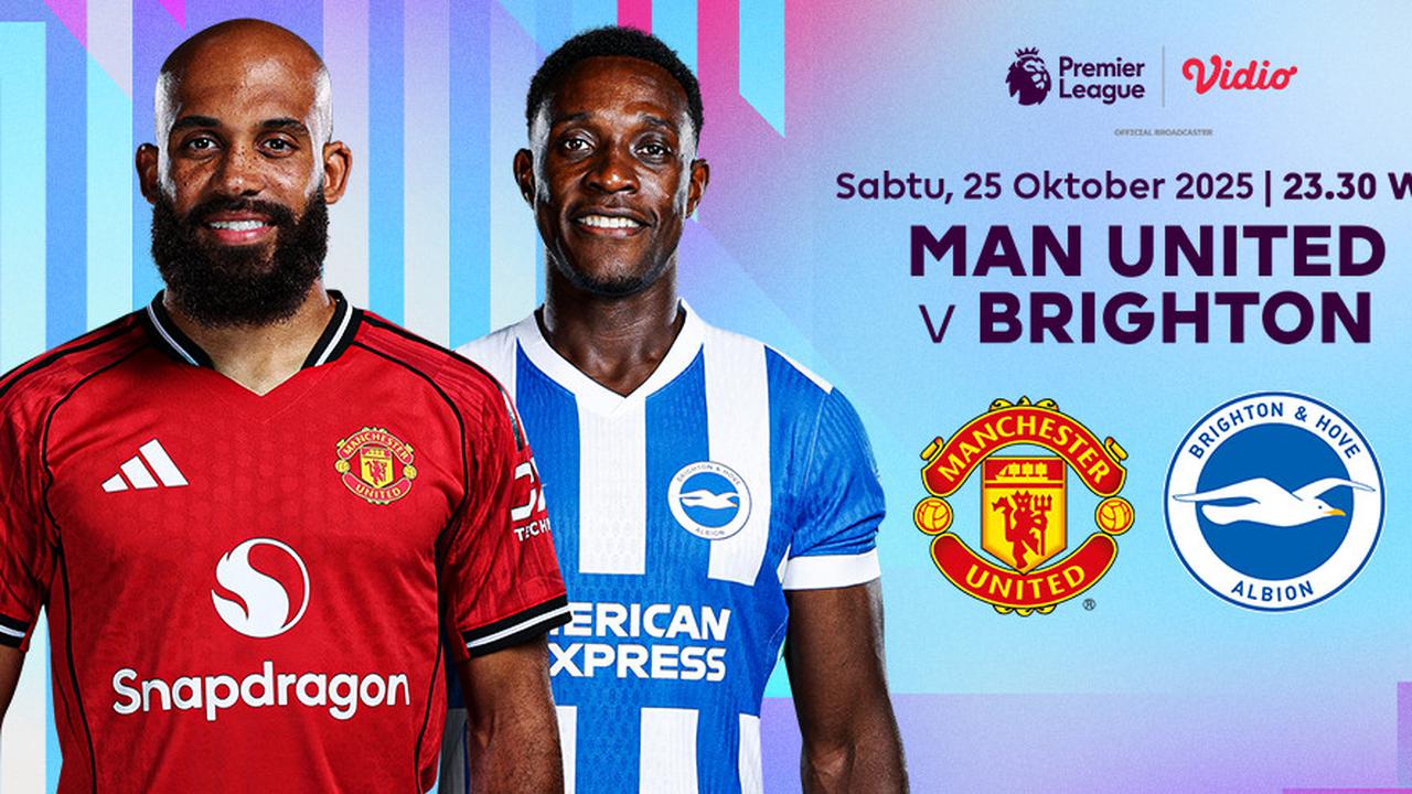Nonton Liga Inggris 2025/26: Manchester United vs Brighton Eksklusif di Vidio