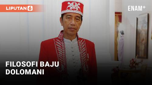 VIDEO: Baju Dolomani, Pakaian Adat Buton dipakai Jokowi saat Upacara HUT Ke-77 RI