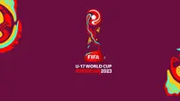 Logo Piala Dunia U-17 2023 yang digelar di Indonesia, pada 10 November hingga 2 Desember 2023. (Bola.com/LOC Piala Dunia U-17 2023).