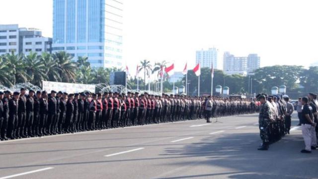 Ada Demo Buruh Depan Gedung DPR, Polisi Siagakan 1.948 Personel Tanpa Senjata Api