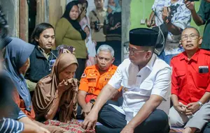 Gubernur Banten Takziah ke Rumah Duka ABK Arupadhatu 1 Surakman