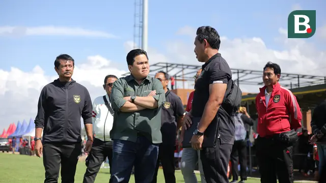 FOTO Erick Thohir Kunjungi Seleksi Timnas Indonesia U-17