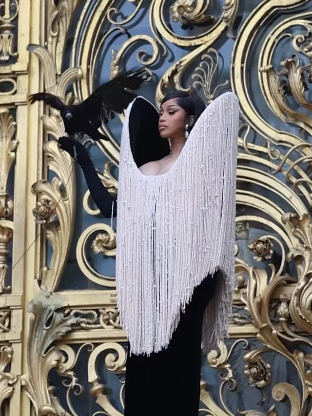 Cardi B at the Paris Haute Couture Week 2026.