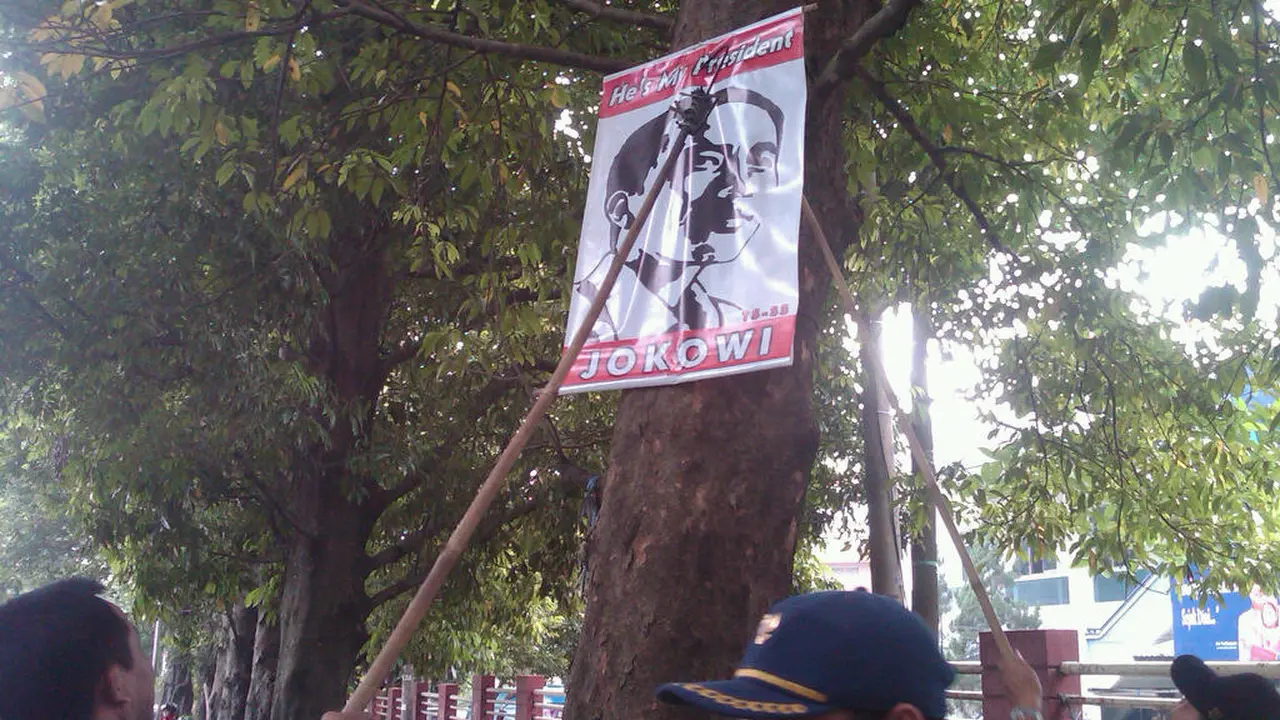 Spanduk Jokowi
