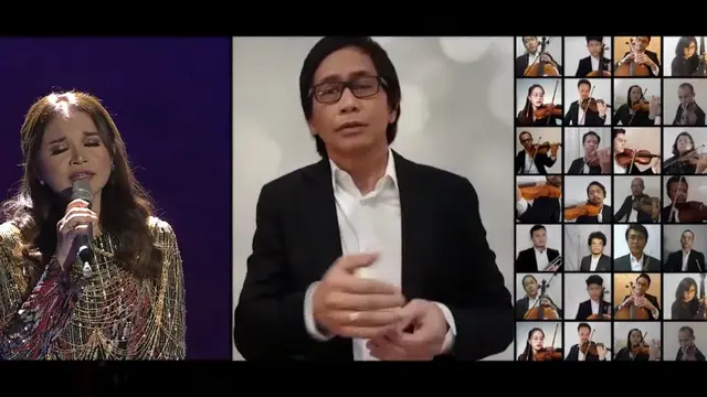 Kolaborasi Konser Virtual Rossa dan Addie MS (Sumber: Surya Citra televisi/Youtube)