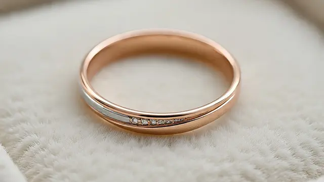 CIncin Emas Kombinasi Rose Gold & Palladium (Sumber: AI)