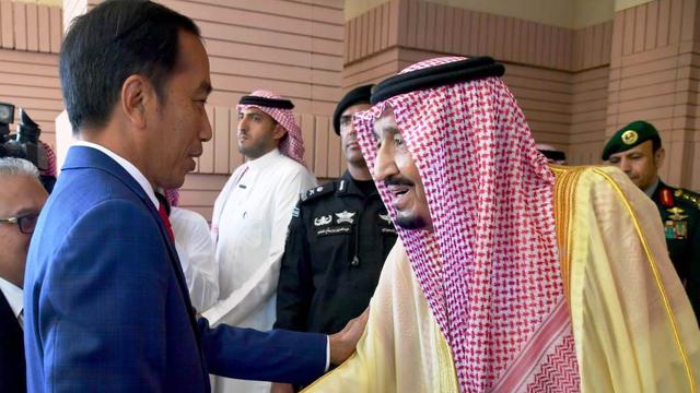 Raja Salman Jamu Jokowi Dengan Masakan Khas Timur Tengah News Liputan6 Com