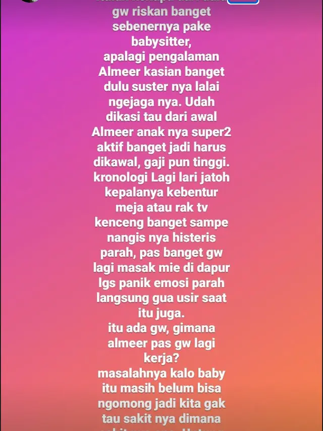 Unggahan Lucky Perdana. (Foto: Instagram @luckyperdana)
