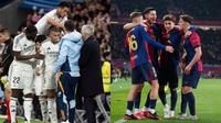 Real Madrid dan Barcelona di Liga Champions 2024/2025. (Bola.com/Dok. LaLiga Indonesia)
