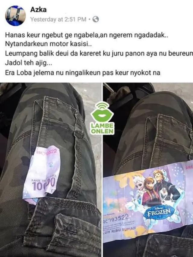 5 Status Facebook Kocak Orang Saat Nemu Uang Ini Bikin Guling-Guling