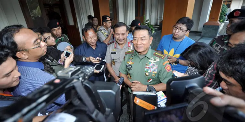Menko Polhukam Gelar Rapat Tertutup dengan Panglima TNI-Wakapolri