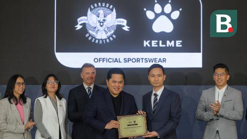 Foto: PSSI Jalin Kerja Sama dengan Kelme Sebagai Aparel Baru Timnas Indonesia