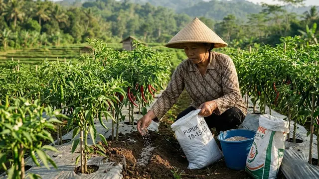 Cara Membuat Cabai Tetap Produktif Meski Sudah Berbuah Berkali-kali