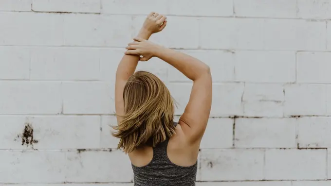 Ilustrasi badan, tubuh sehat kuat