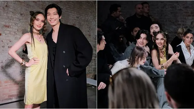 7 Potret Cinta Laura di Milan Fashion Week 2025, Memesona Bareng Seleb Internasional