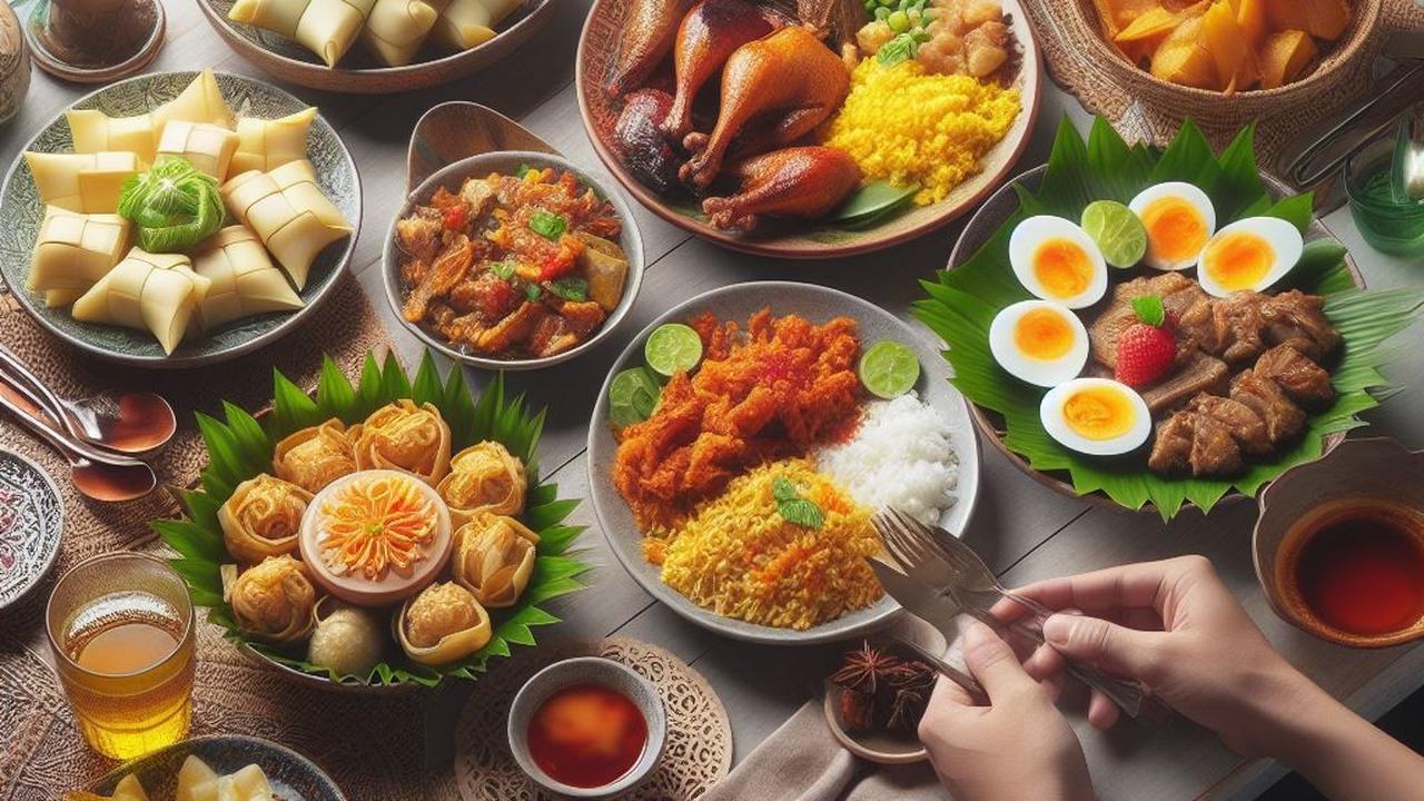 Ilustrasi Makanan Lebaran