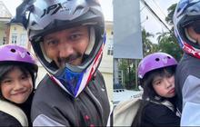 Potret  Abigail Cattleya Dijemput Ayahnya Ibnu Jamil Pakai Motor di Sekolah, Reaksi Lucu dan Tidak Terduga!