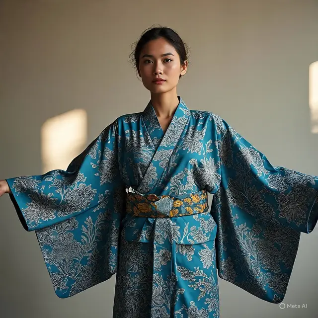 Model Baju Batik Lengan Lebar Anti Gerah