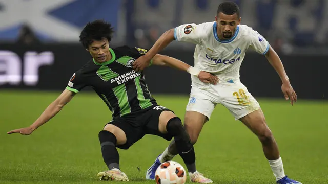 Foto: Penampilan Pantang Menyerah Brighton saat Menahan Imbang Marseille di Liga Europa