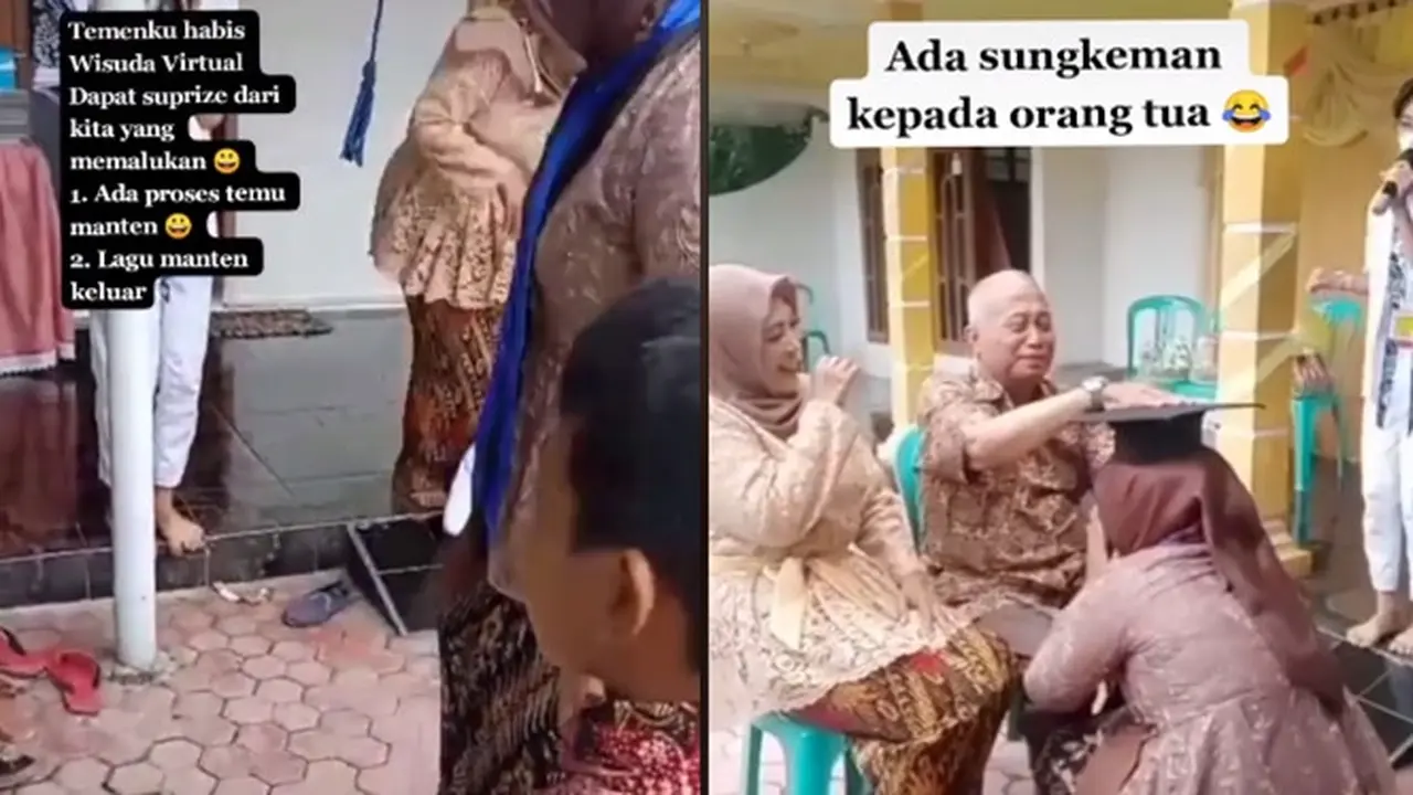 Viral Momen Wisuda Bak Acara Pernikahan, Unik Sekaligus Kocak