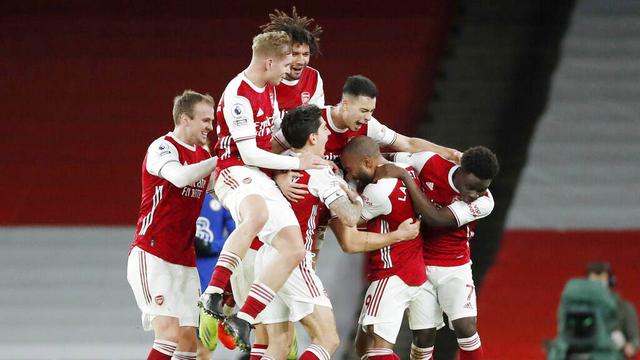 FOTO: Wajah Semringah Skuat Arsenal Usai Kembali Meraih Kemenangan di Liga Inggris