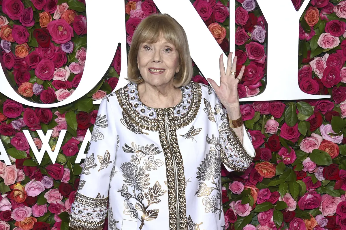 Diana Rigg pada 2018. (Evan Agostini/Invision/AP, File)