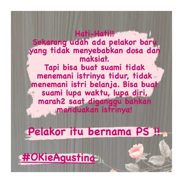 Unggahan Okie Agustina