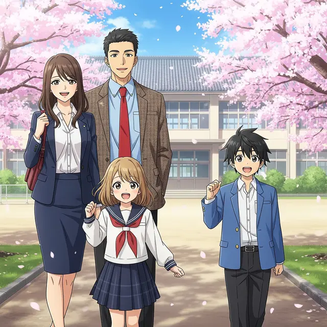 Prompt Gemini AI Membuat Versi Anime dari Foto Keluarga