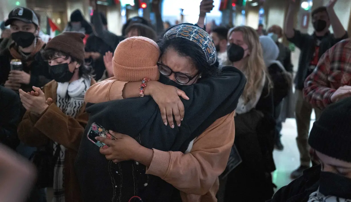 Chicago menjadi kota terbaru di Amerika Serikat yang menyetujui resolusi tidak mengikat tersebut. (Scott Olson/Getty Images/AFP)