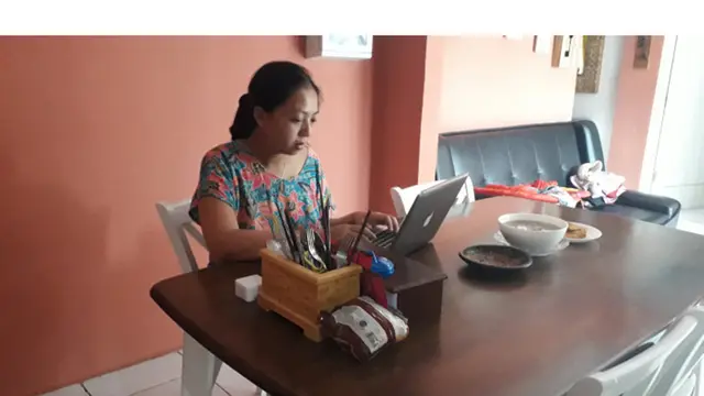 melahirkan dan bekerja di rumah