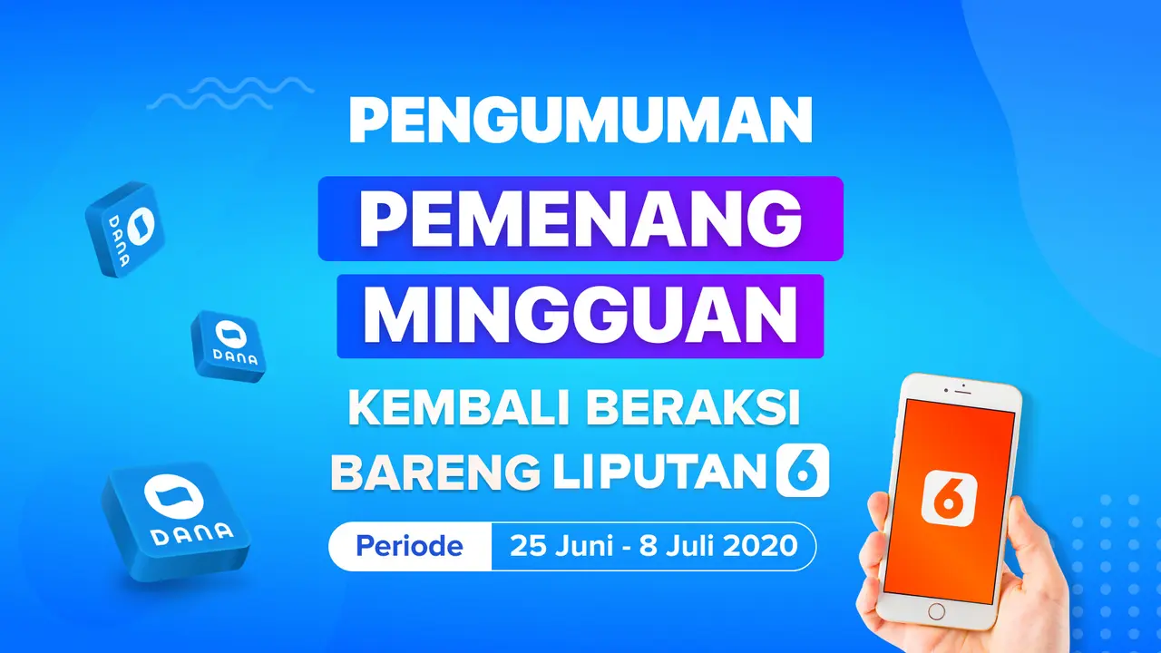 Pemenang Beraksi Liputan6.com periode 25 Juni - 8 Juli 2020.