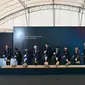 Proses peletakan batu pertama pabrik baterai Gen-5 di pabrik BMW Rayong, Thailand. (BMW Group)