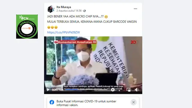 Cek Fakta Liputan6.com menelusuri klaim video Menteri Kesehatan Budi Guniadi Sadikin mengungkap barcode pada vaksin