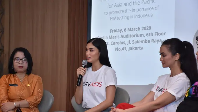 Kunjungan Pia Wurtzbach UNAIDS Goodwill Ambassador for Asia and the Pacific ke Indonesia - UNAIDS